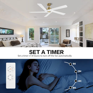 Zephyr Breeze | 64" Wood Blades Ceiling Fan