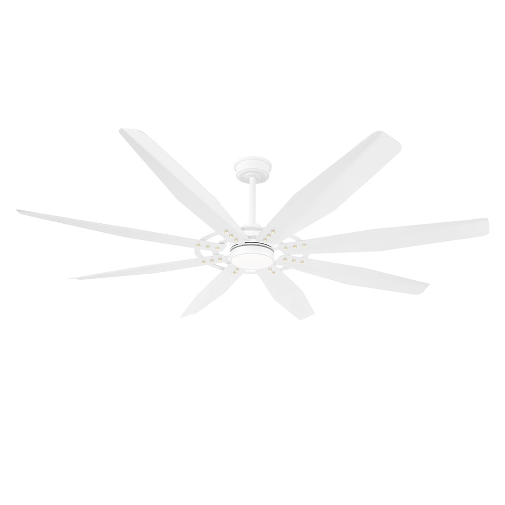 Tectra | 72’’ Aluminum Blades Ceiling Fan with Light