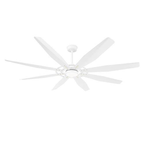 Tectra | 72’’ Aluminum Blades Ceiling Fan with Light