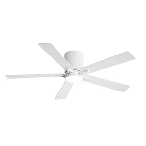 Lustra | 48’’ Flush Mount Wood Blades Ceiling Fan with Light