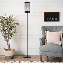 Load image into Gallery viewer, EVELOPENIN 62 Inches Rustic Wire Cage Metal Floor Lamp Brushed in Black Finish, Lantern Floor Lamp Standing Lamp for Living Room, Bedroom, Office
